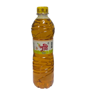Pusti Mustard Oil - 500ml পুষ্টি সয়াবিন তেল 500 মিলি